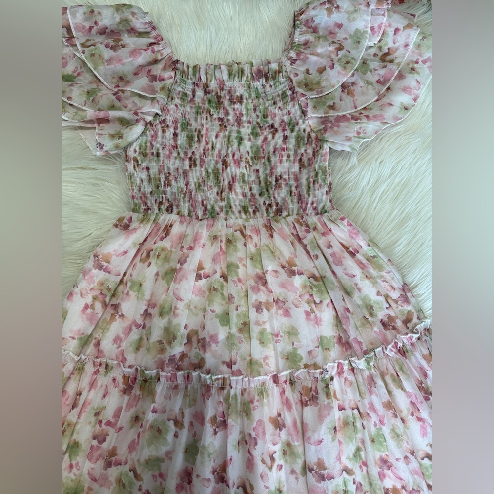 Floral Smocked Dress